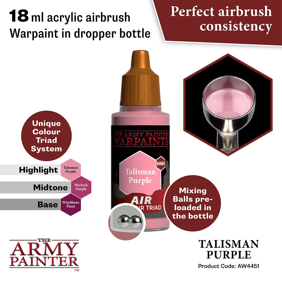 The Army Painter - Warpaints Air - Talisman Purple