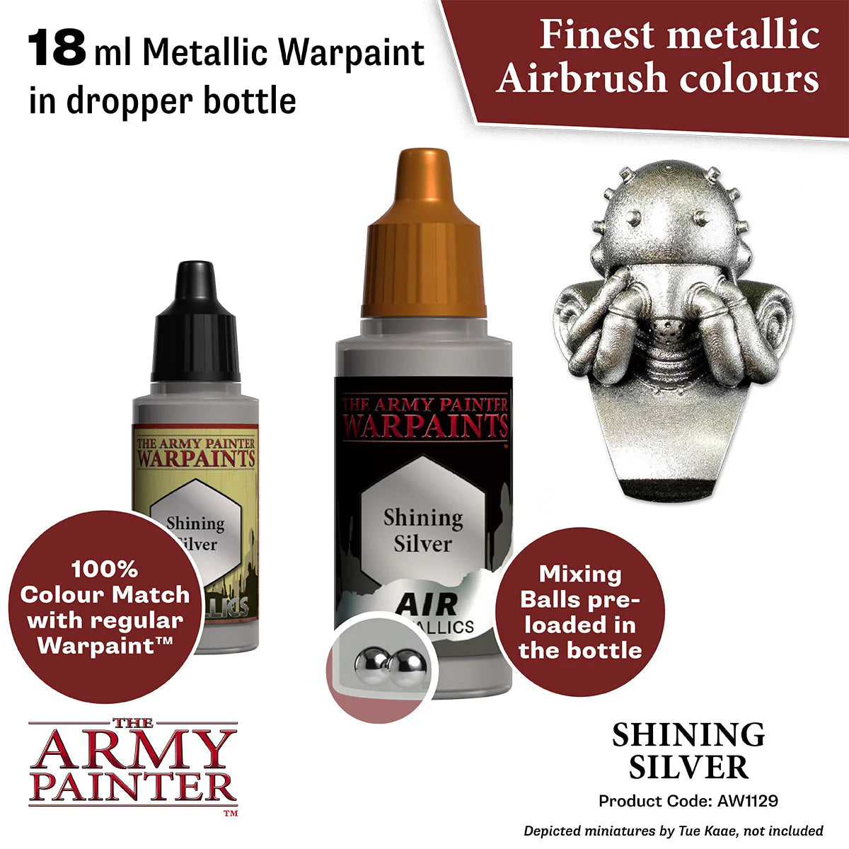 The Army Painter - Warpaints Air - Shining Silver