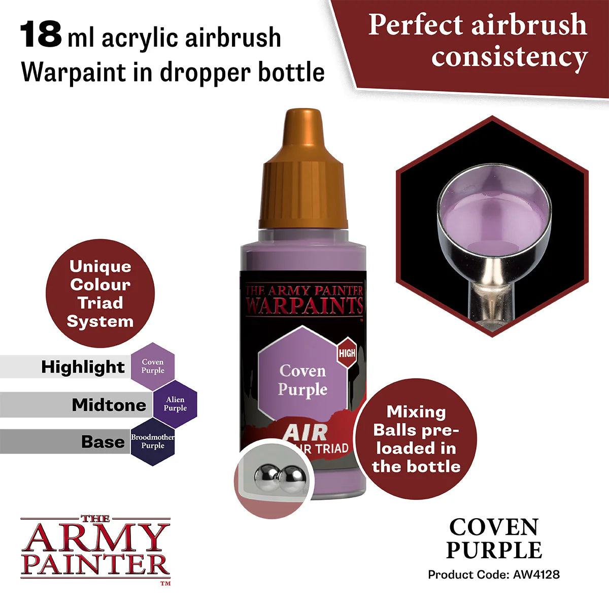 The Army Painter - Warpaints Air - Coven Purple