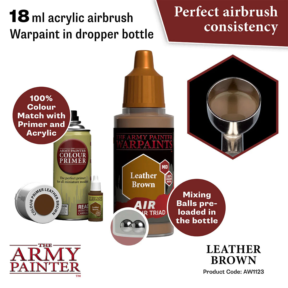 The Army Painter - Warpaints Air - Leather Brown