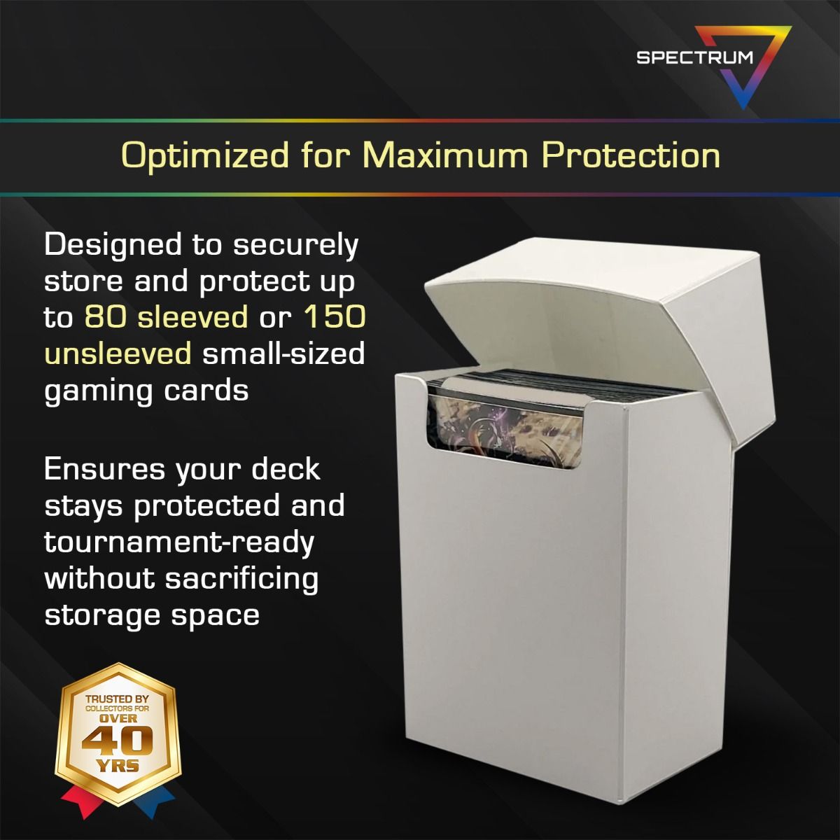 BCW Supplies - Deck Case - Japanese Small Card - White