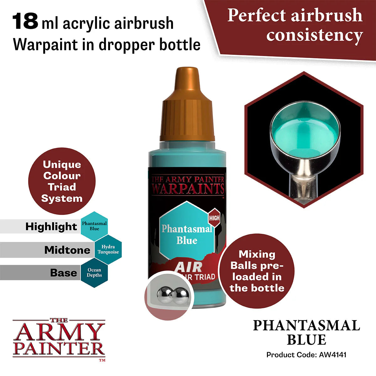 The Army Painter - Warpaints Air - Phantasmal Blue