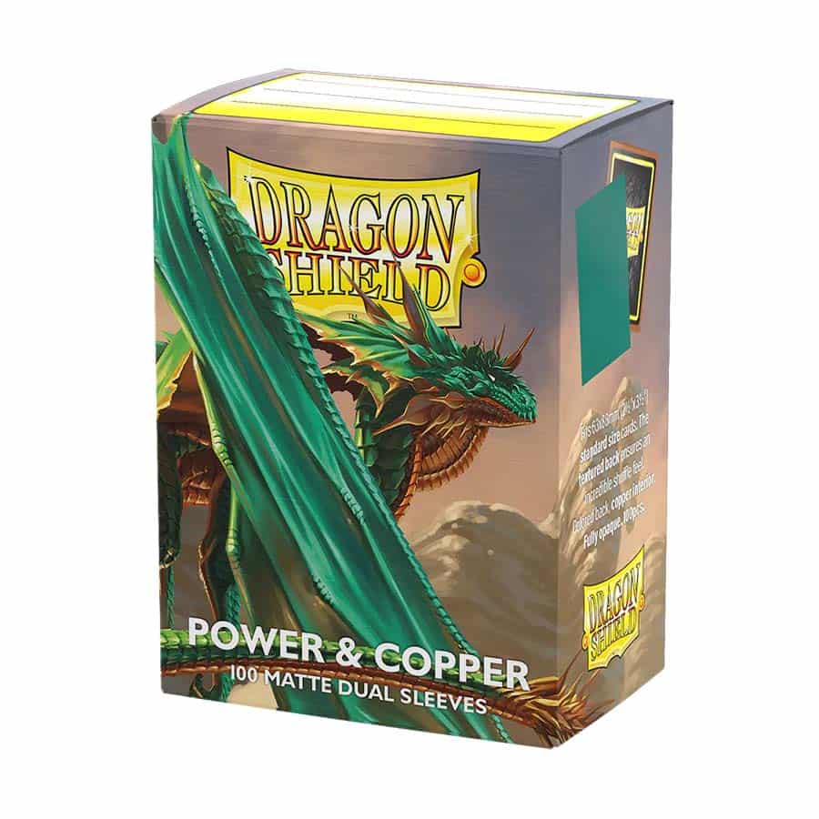 Dragon Shield - Standard Sleeves - Matte Dual - Power & Copper