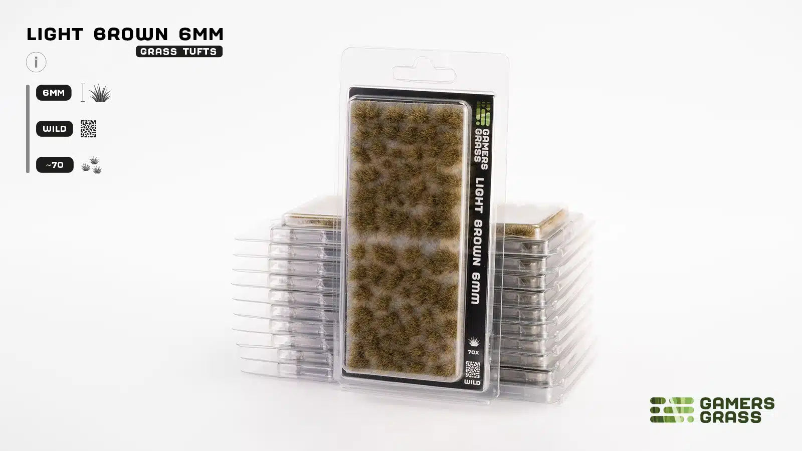 Gamers Grass - Grass Tufts - Light Brown (6mm)