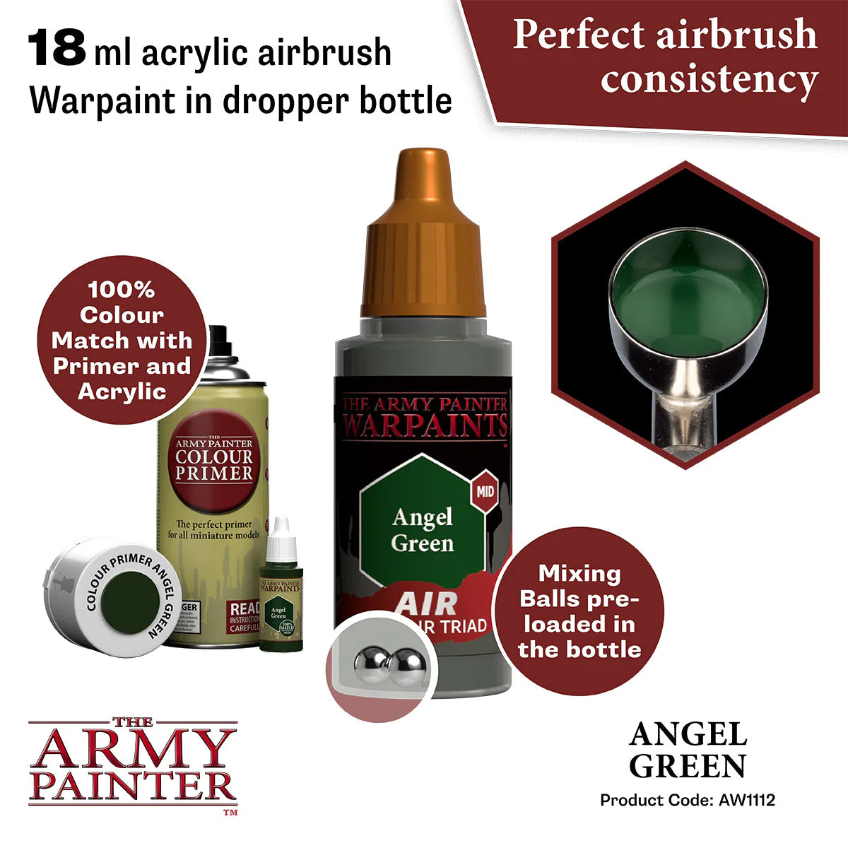 The Army Painter - Warpaints Air - Angel Green