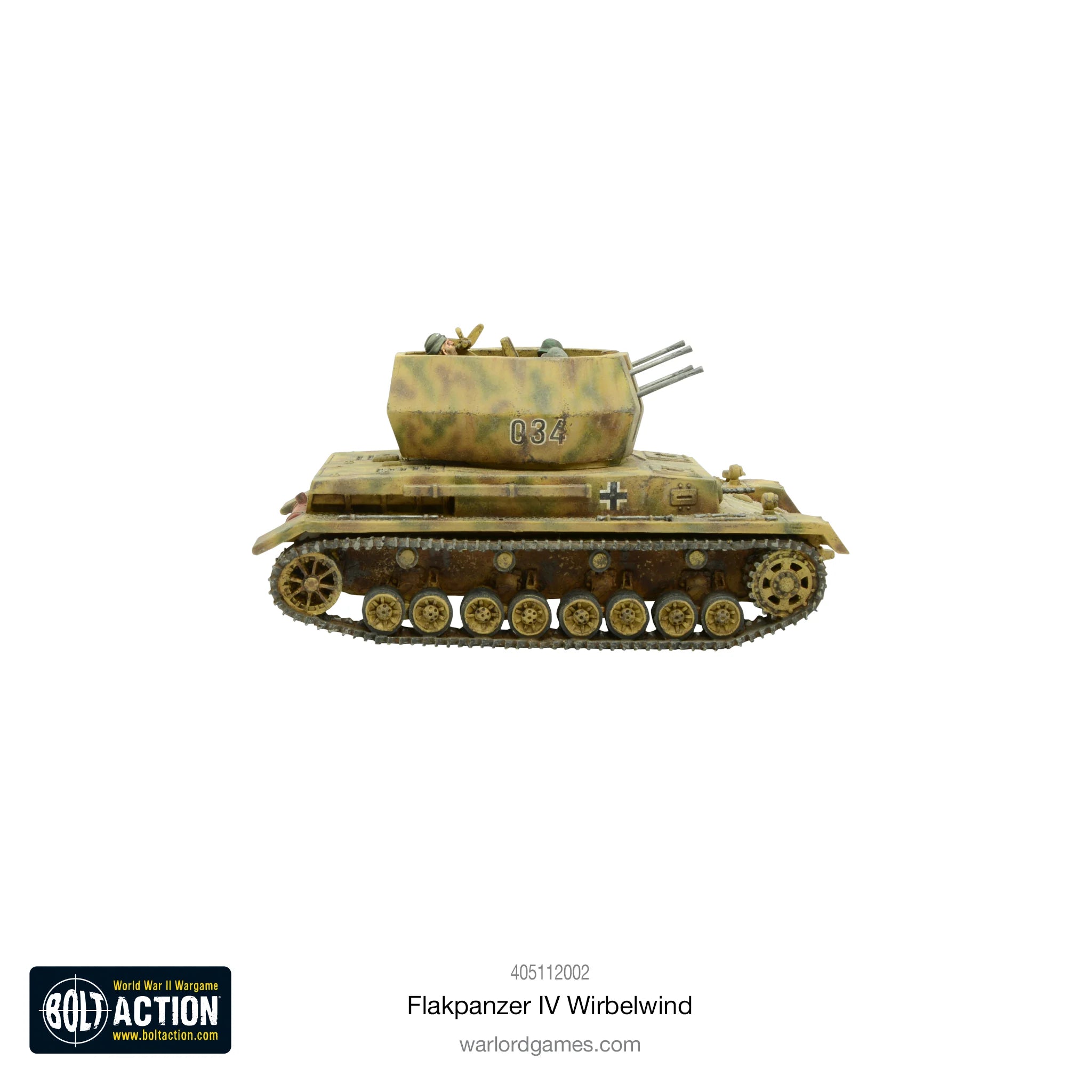 Bolt Action -Flakpanzer IV Wirbelwind (resin)