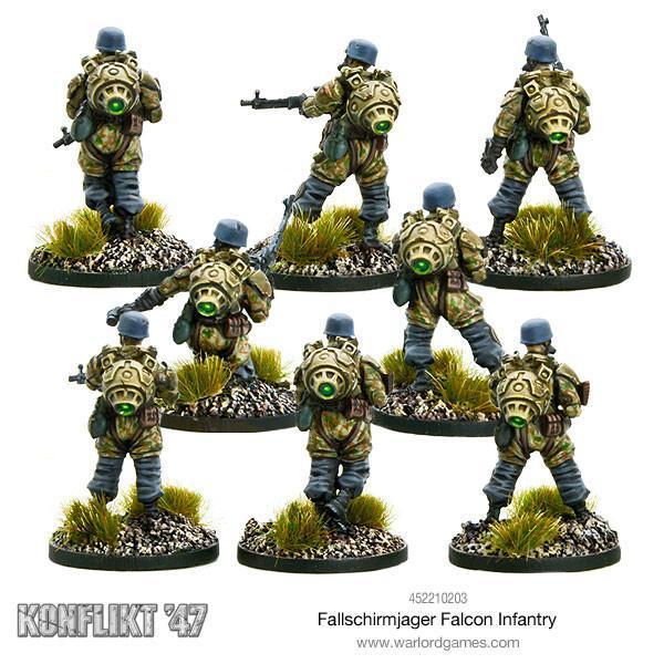 Konflikt '47 - German - Fallschirmjager Falcon Infantry