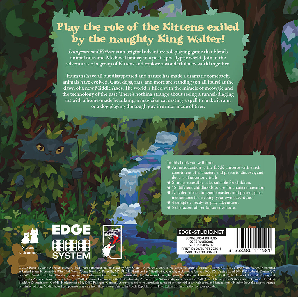 Dungeons & Kittens RPG - Core Rulebook