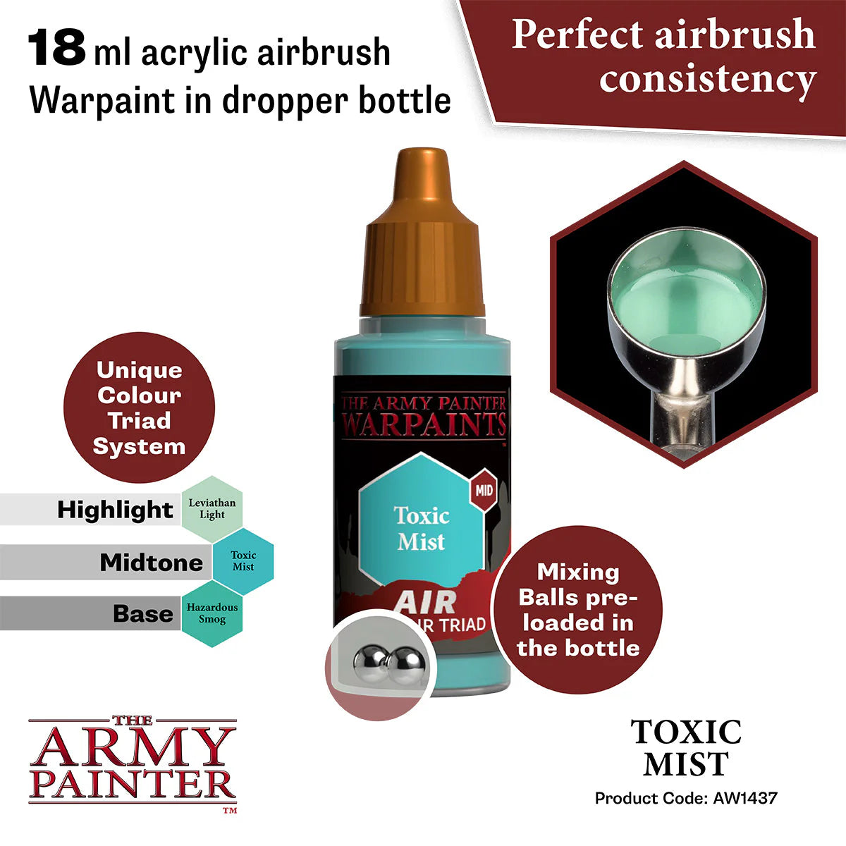 The Army Painter - Warpaints Air - Toxic Mist
