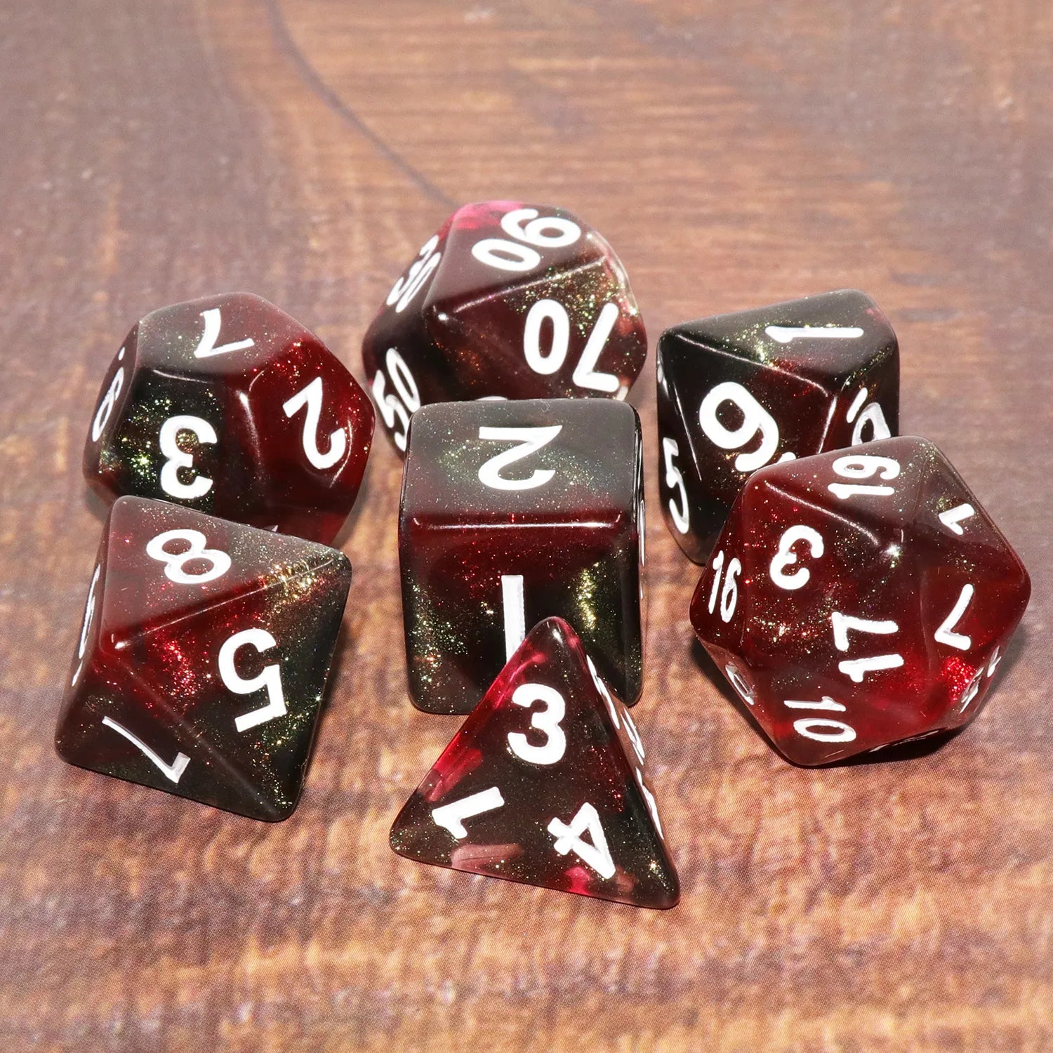 Jumping Flame - 7ct Dice Set