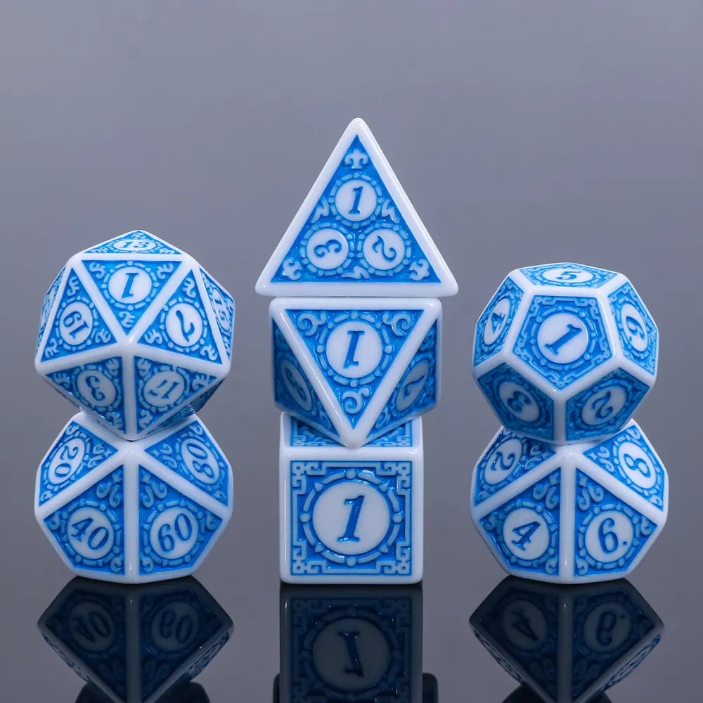 The Magic - Blue - 7ct Dice Set