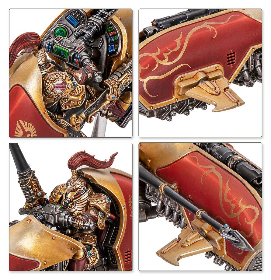 Warhammer 40K/The Horus Heresy - Custodes - Gyrfalcon Jetbike Sodality