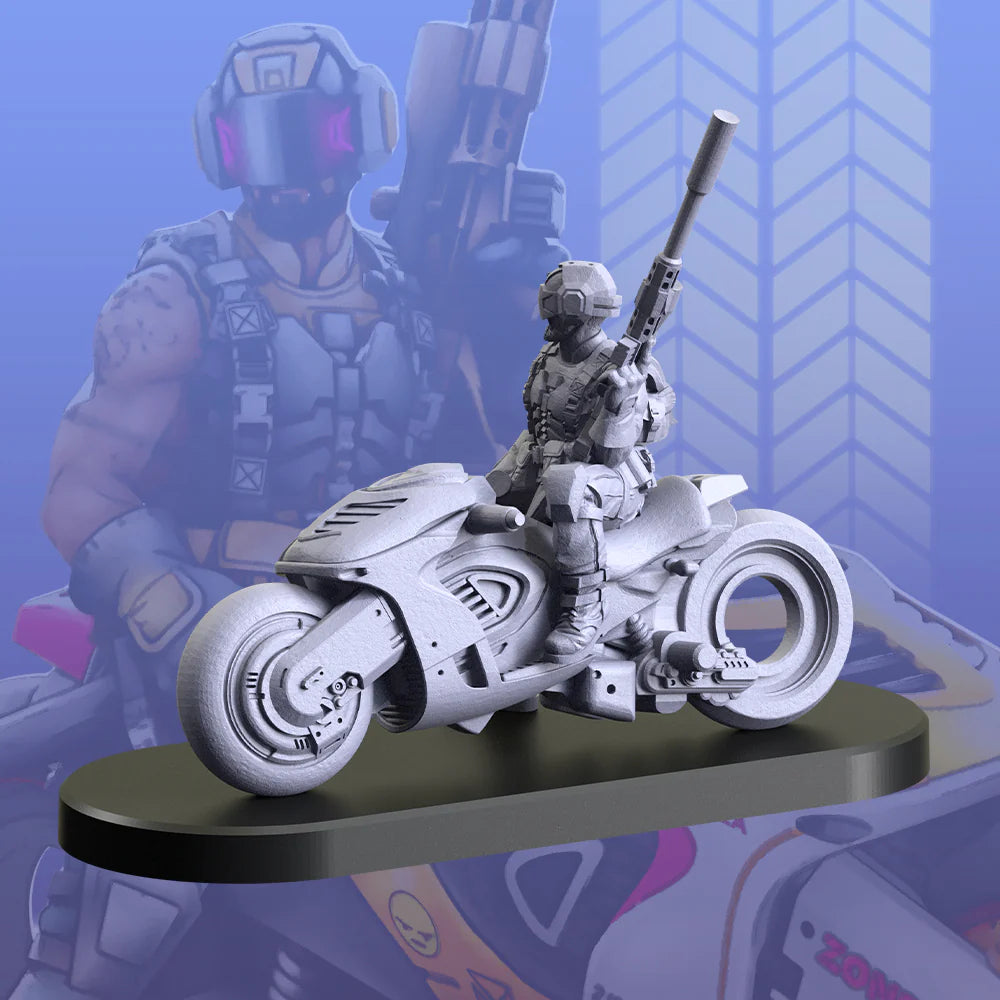 Cyberpunk: Combat Zone - Zonda Cybercycle
