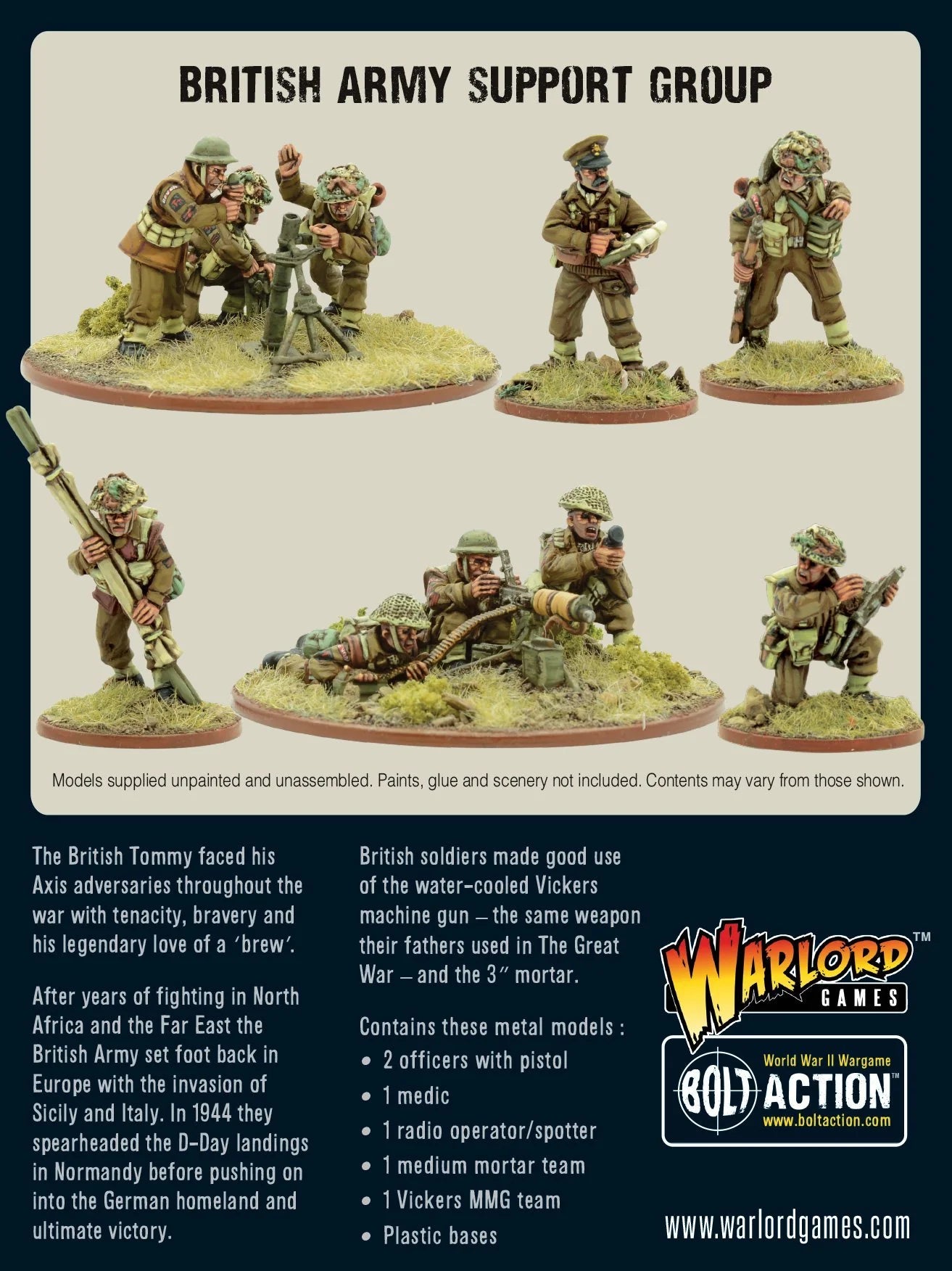 Bolt Action - British Army Support Group