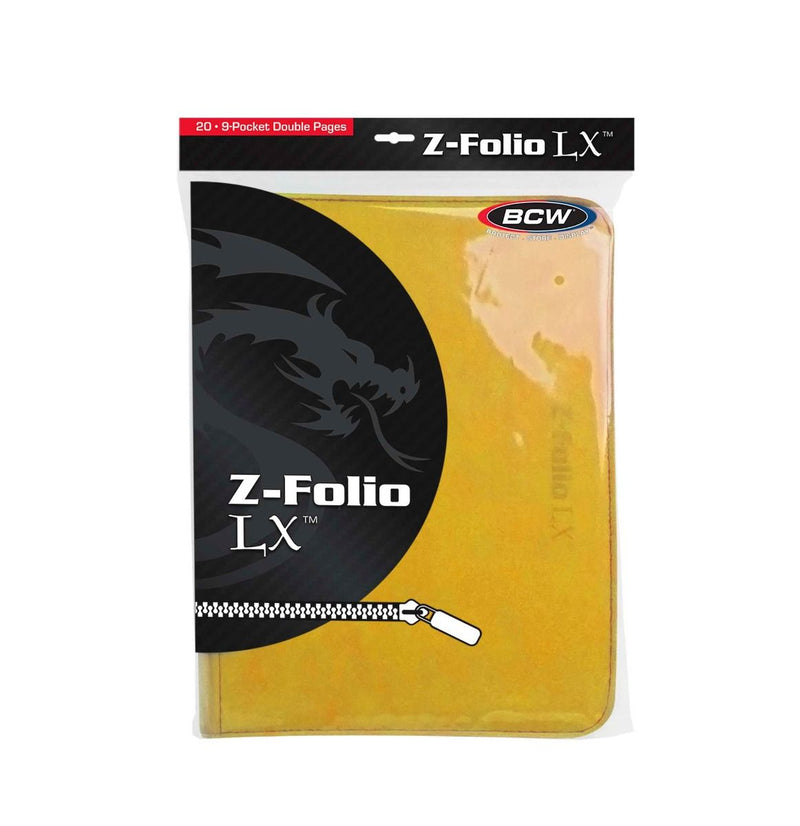 Z-Folio 9-Pocket LX Album - Yellow