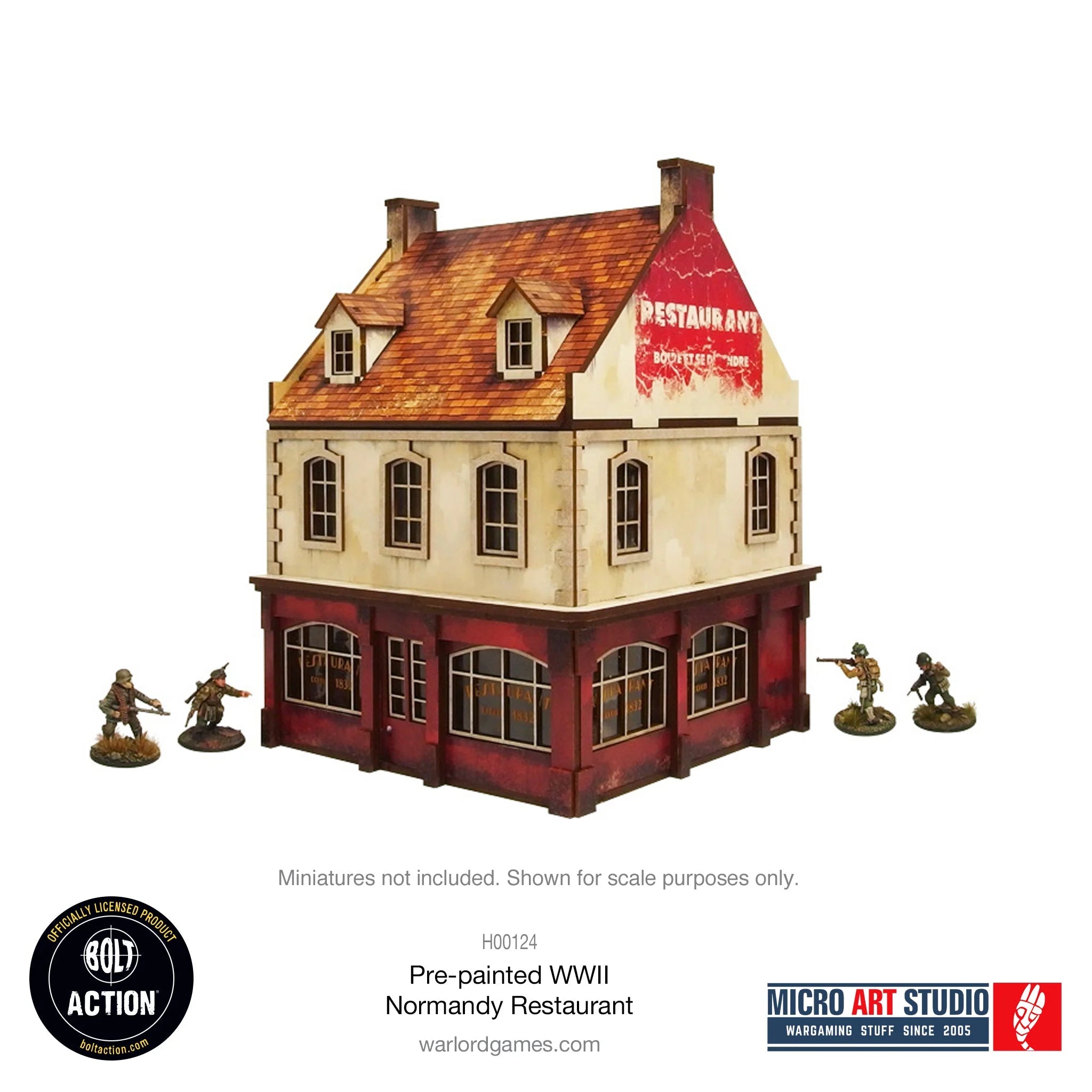 Bolt Action - Pre-painted WW2 Normandy Restaurant