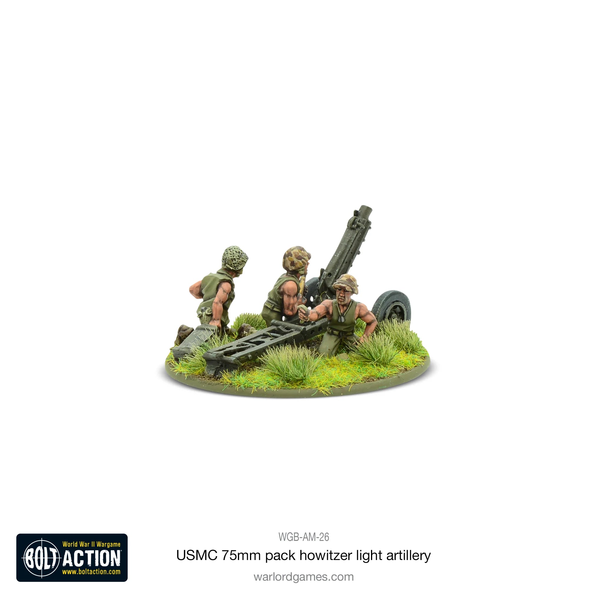 Bolt Action - USMC 75mm pack howitzer light artillery