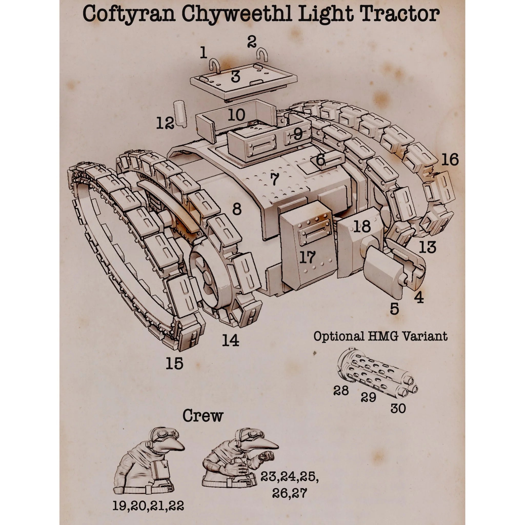 Wargames Atlantic - This Quar's War - Coftyran Chyweethl Tractor