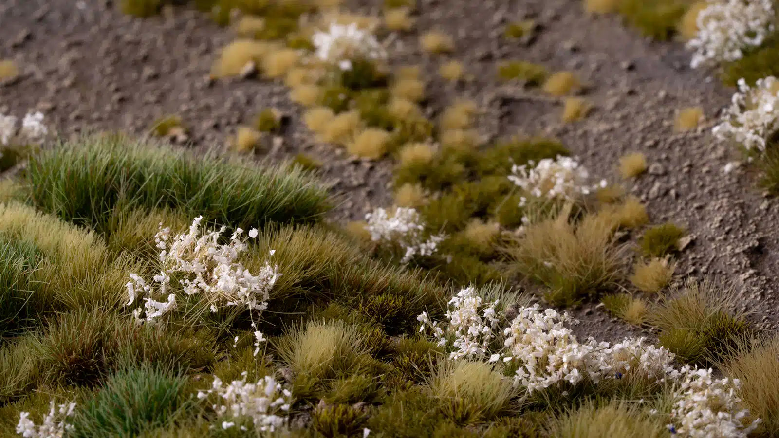 Gamers Grass - Special Tufts - White Flowers