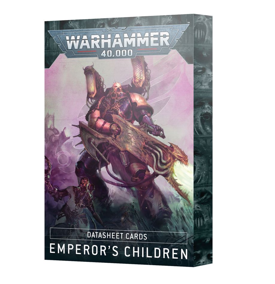 Warhammer - Champions of Slaanesh – Emperor's Children - Datasheet Cards