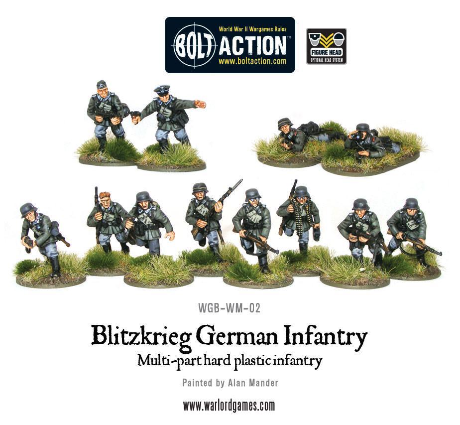 Bolt Action - Blitzkrieg German Infantry plastic boxed set