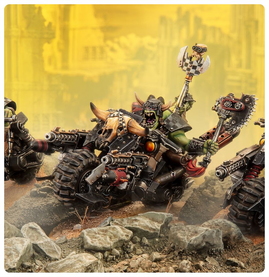 Warhammer 40,000 - Orks - Warbikers