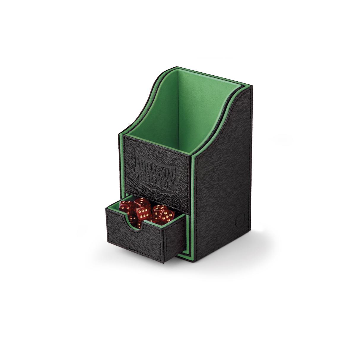 Dragon Shield - Nest+ 100 - Black/Green Deck Box