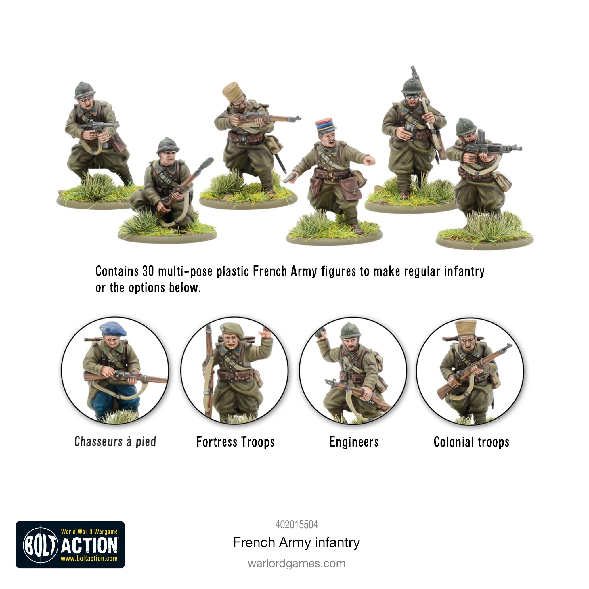 Bolt Action - French Army infantry