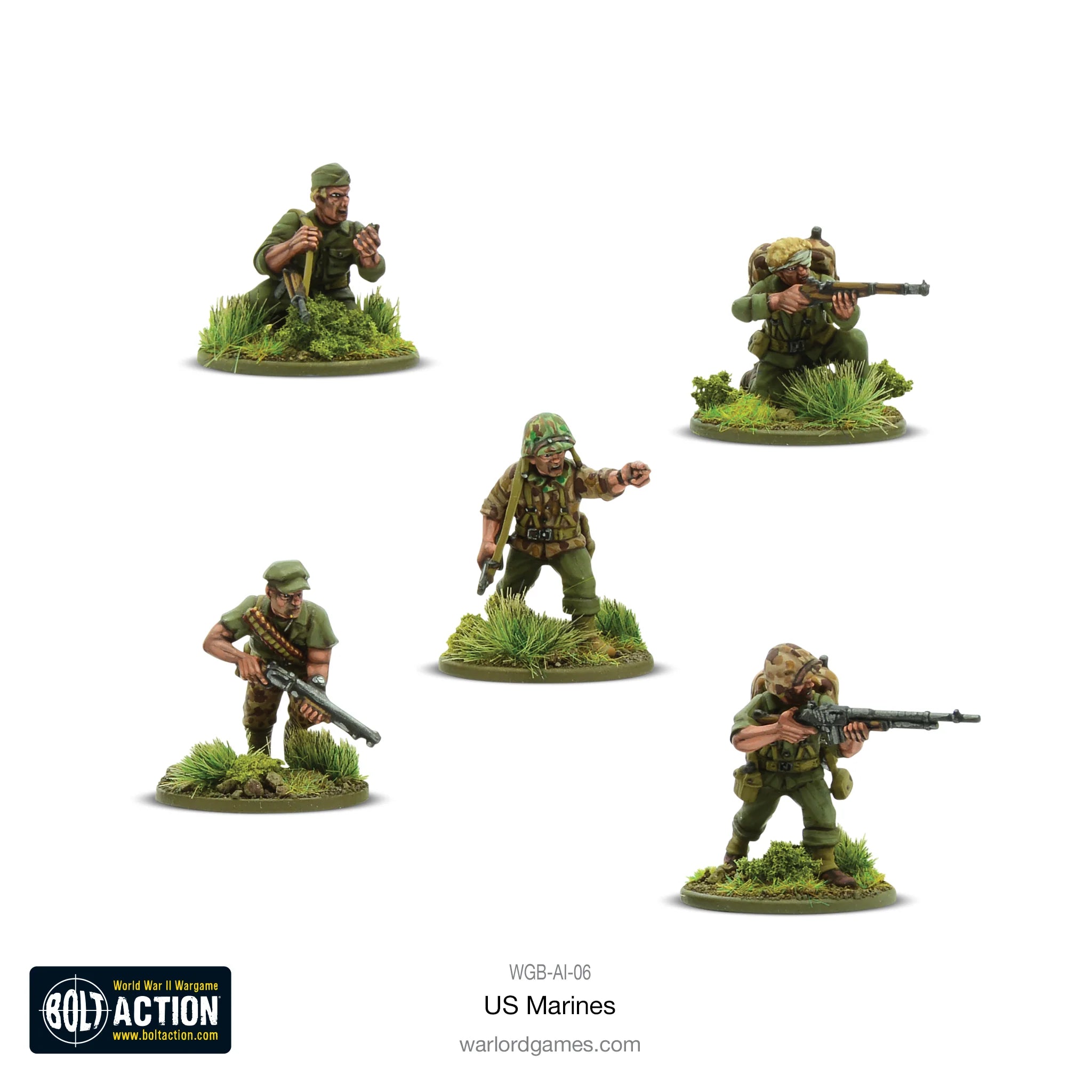 Bolt Action - US Marines plastic box set