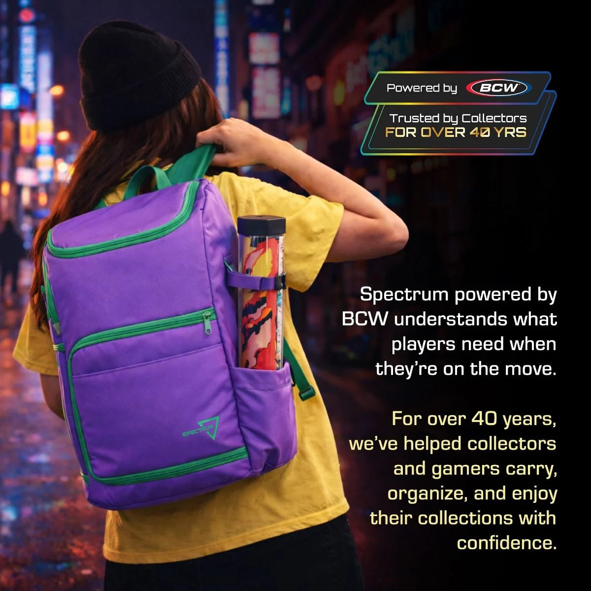 BCW Supplies - TCG Backpack - Gamma Purple