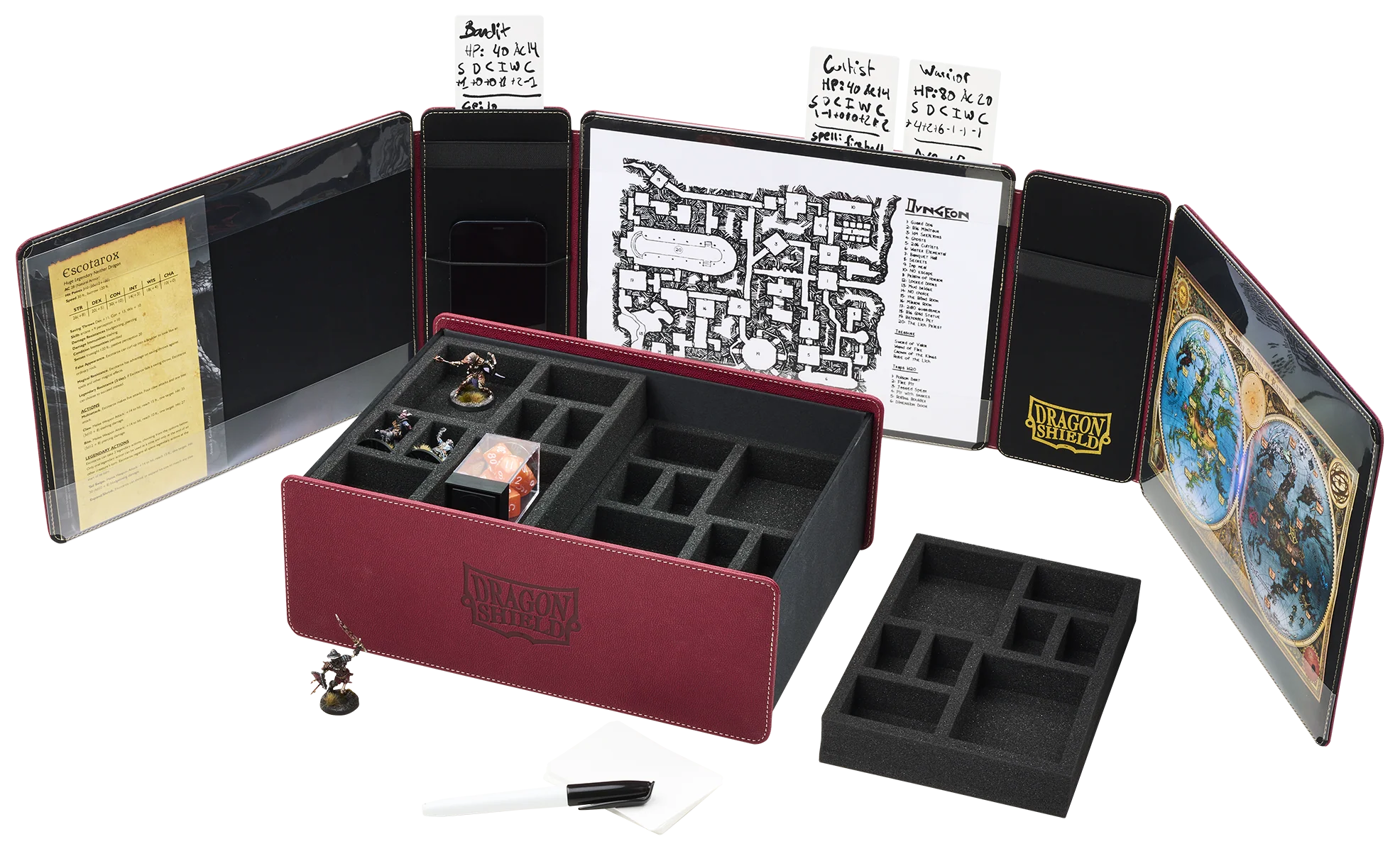 Dragon Shield - Game Master Companion - Blood Red