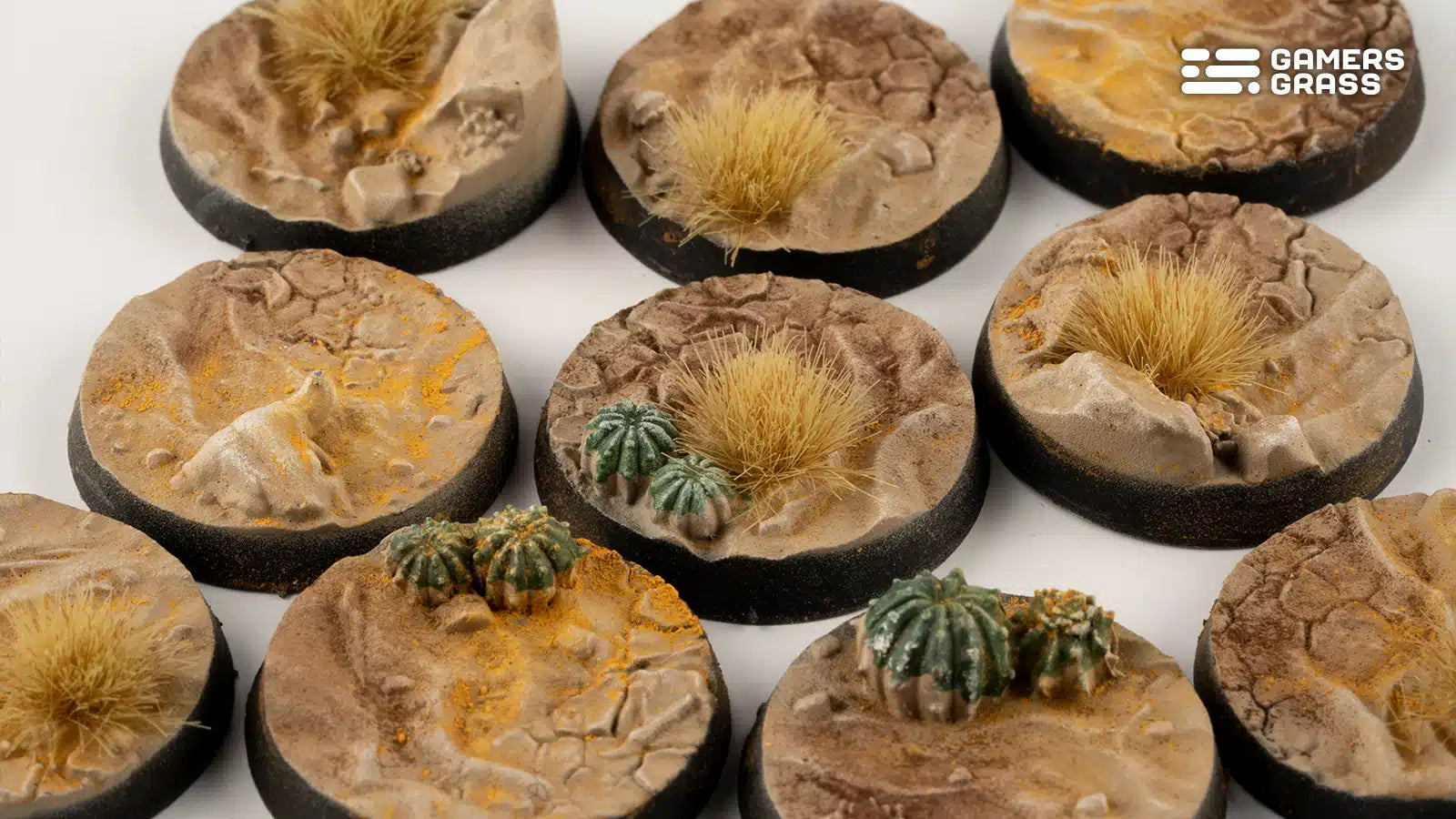 Gamers Grass - Battle Ready Bases - Deserts of Maahl - Round 25mm (x10)