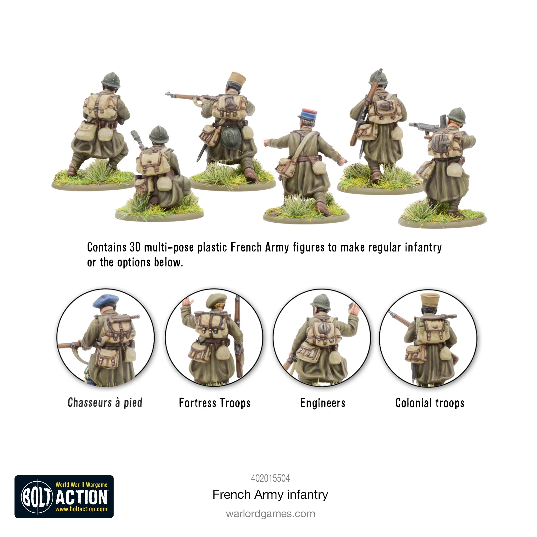 Bolt Action - French Army infantry