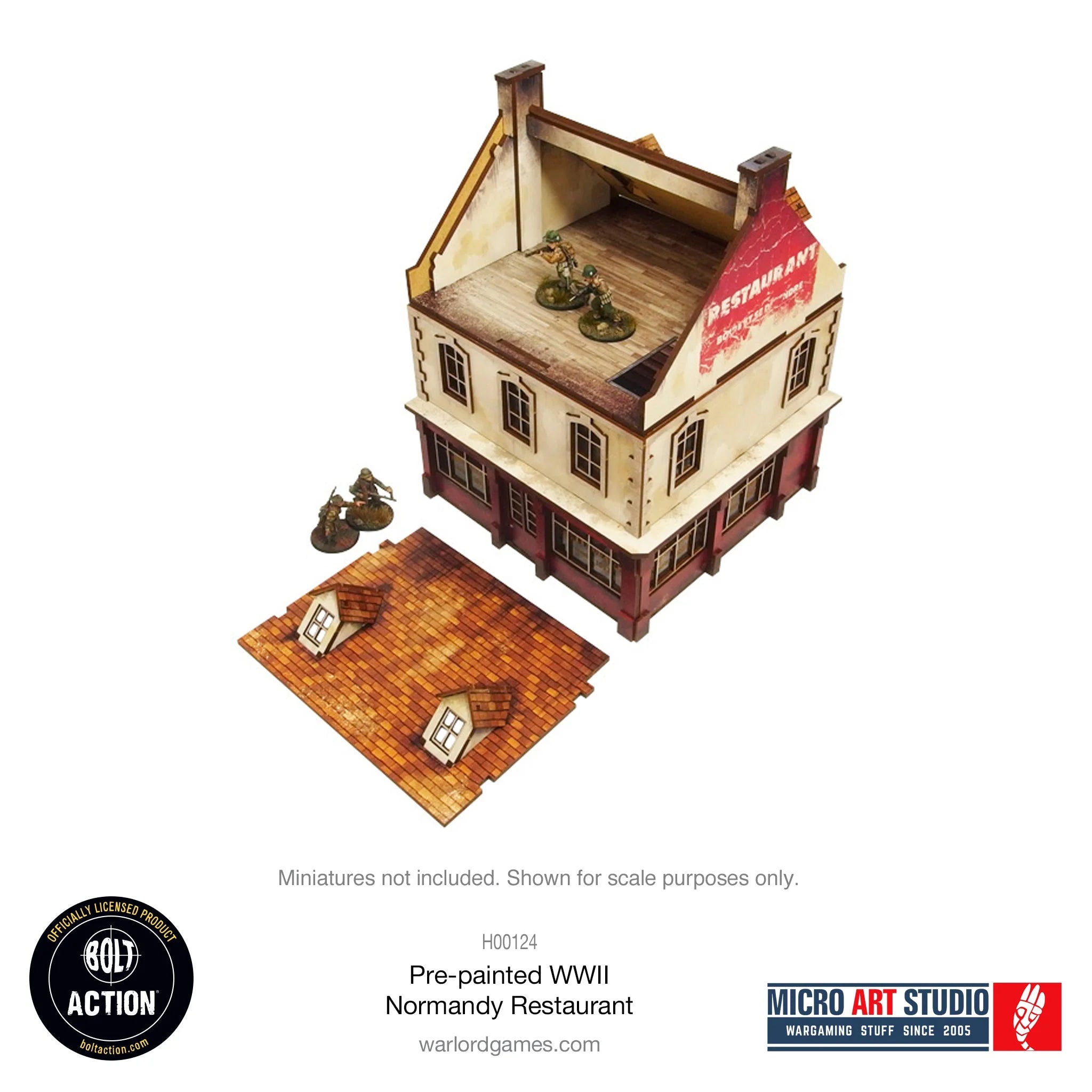 Bolt Action - Pre-painted WW2 Normandy Restaurant
