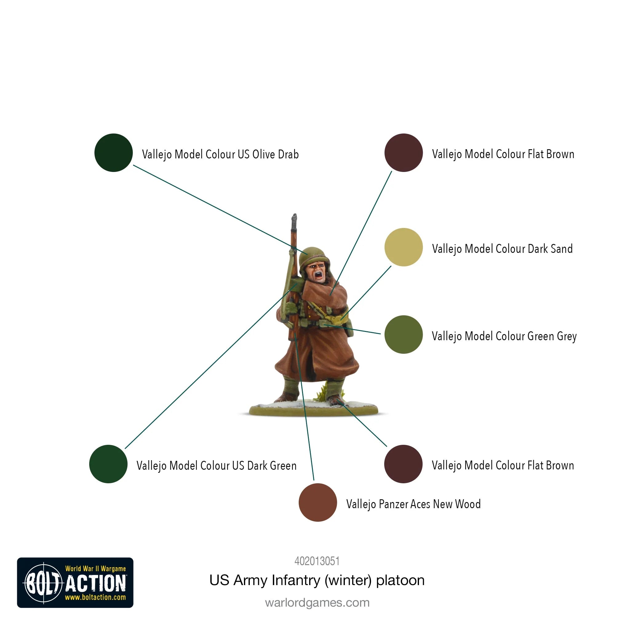 Bolt Action - US Army Infantry (Winter) Platoon