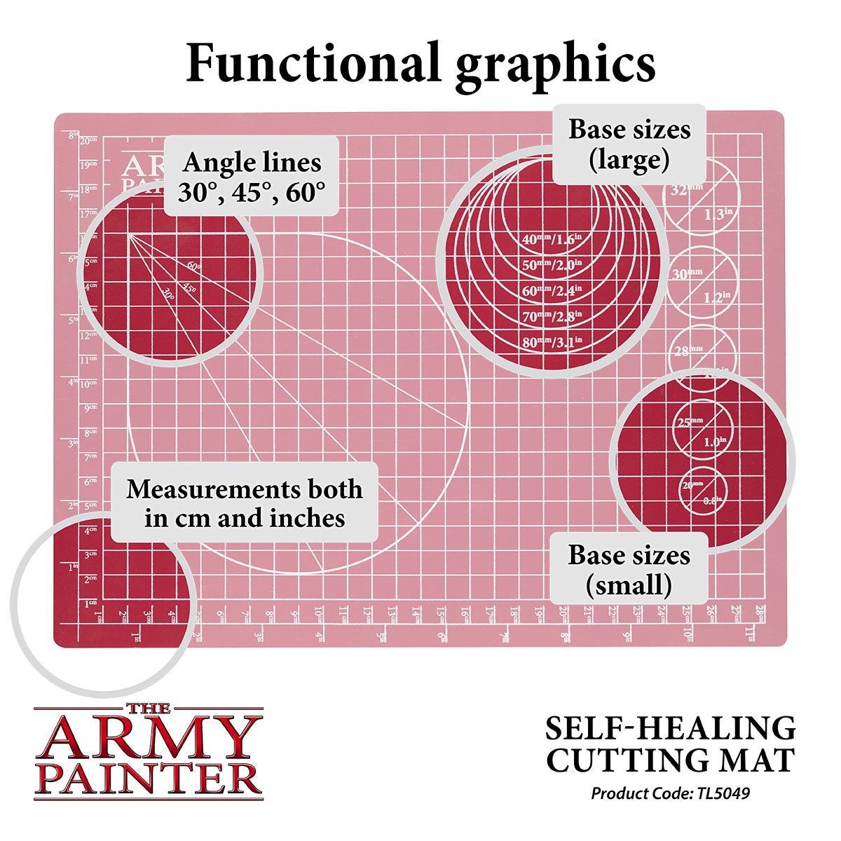 Army Painter - Cutting Mat (8.7in x 11.8in)