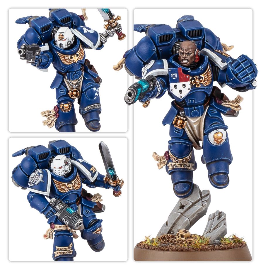 Warhammer 40K - Space Marines - Vanguard Veteran Squad with Jump Packs