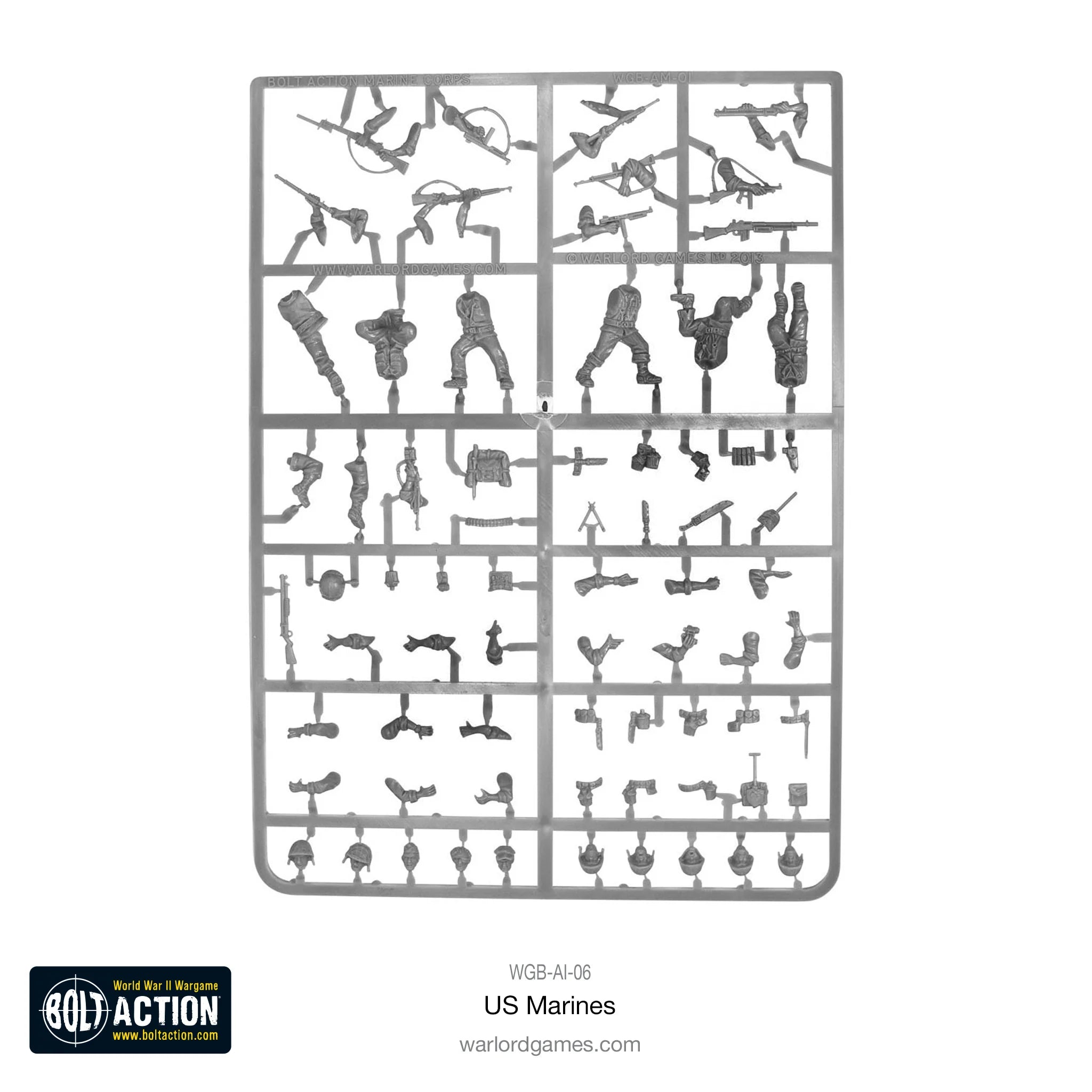 Bolt Action - US Marines plastic box set