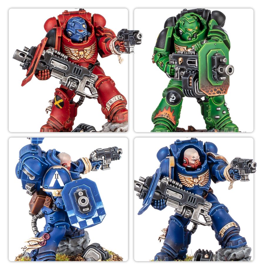 Warhammer 40K - Space Marines - Eradicator Squad With Heavy Bolters
