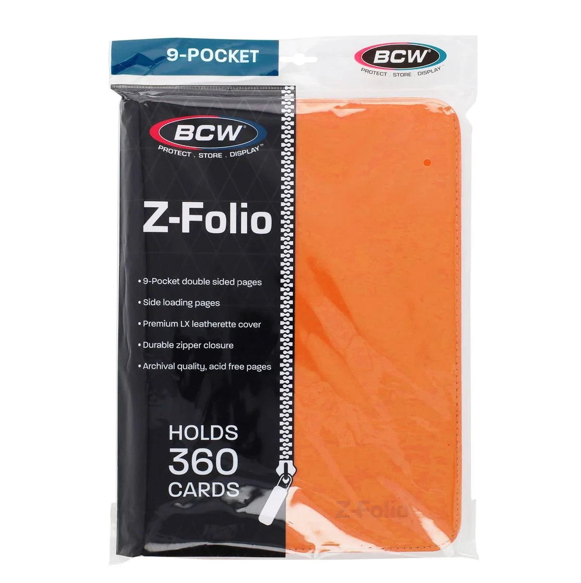 Z-Folio 9-Pocket Album - Orange