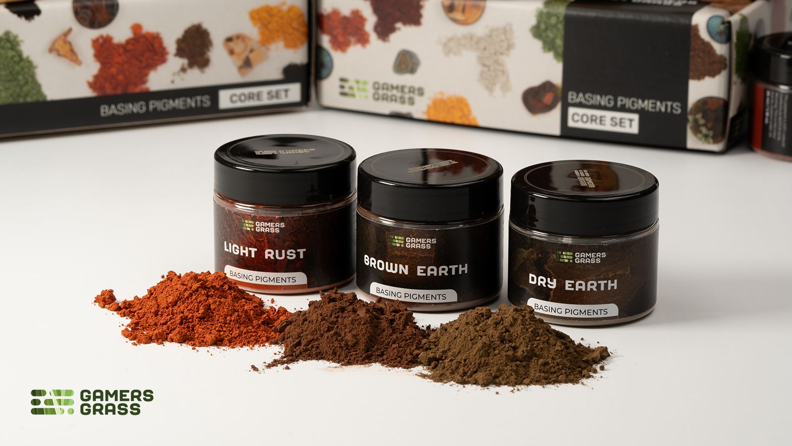Gamers Grass - Basing Pigments - Core Set