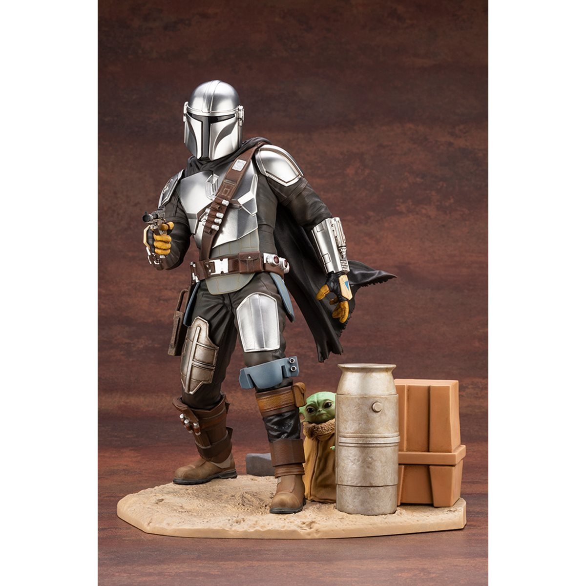 Star Wars The Mandalorian and Child 1:7 Scale ARTFX Statue