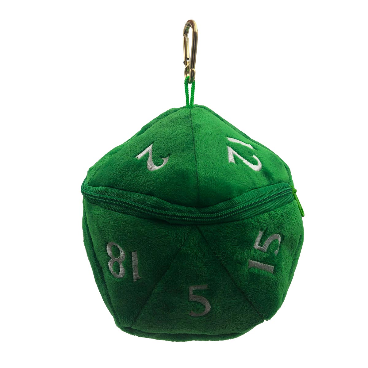 Ultra Pro: Plush D20 Dice Bag - Green