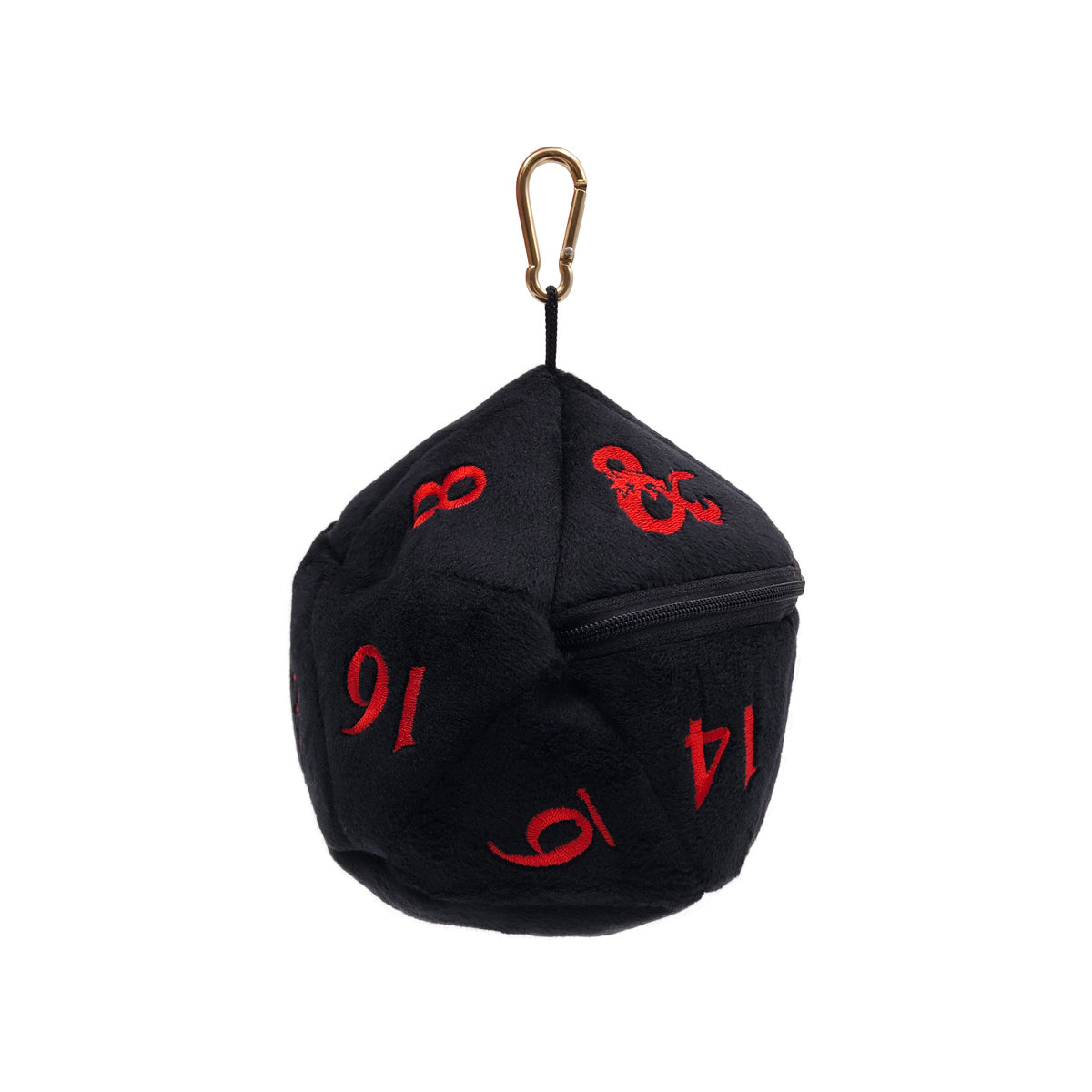 Ultra Pro: Dungeons & Dragons Plush D20 Dice Bag - Red & Black
