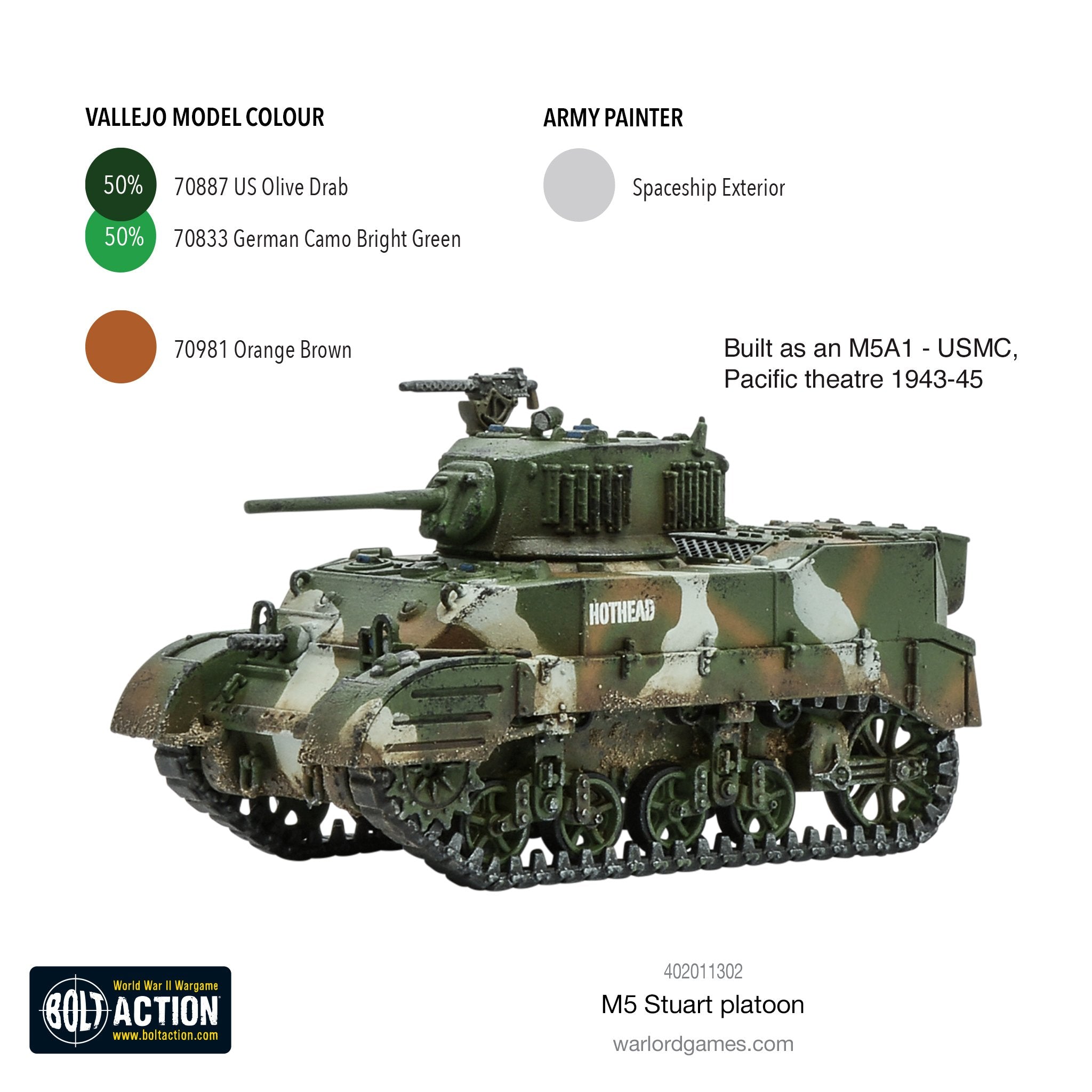 Bolt Action - M5 Stuart Platoon