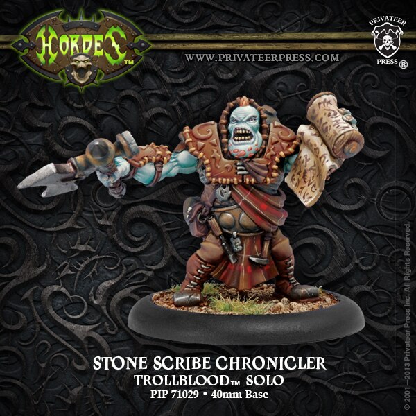 Hordes: Trollbloods - Stone Scribe Chronicler