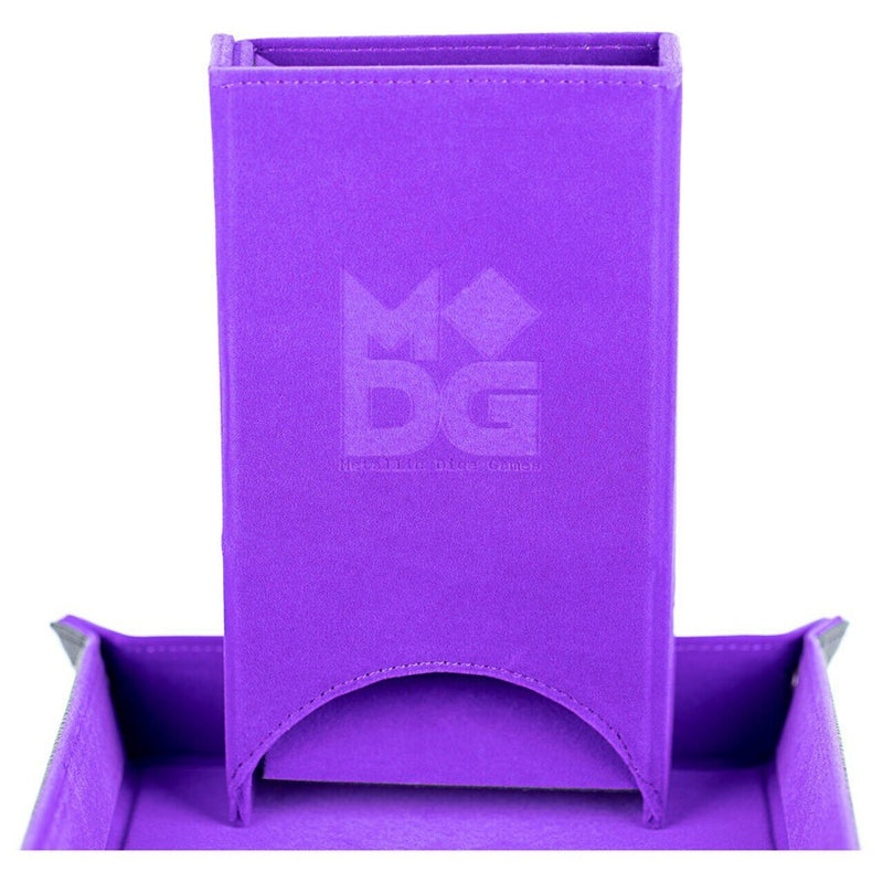 MDG: Fold Up Dice Tower - Purple Velvet