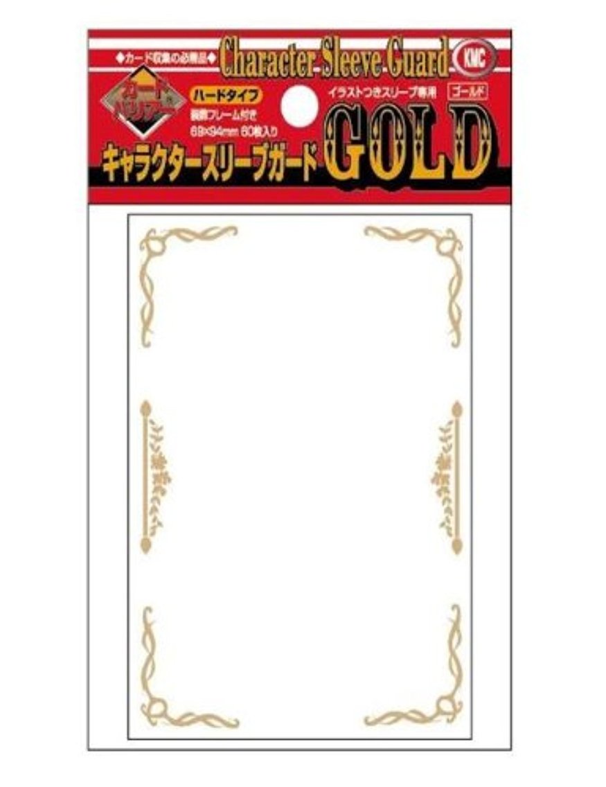 KMC: Standard Over Sleeve - Character Guard Gold: Clear (60)
