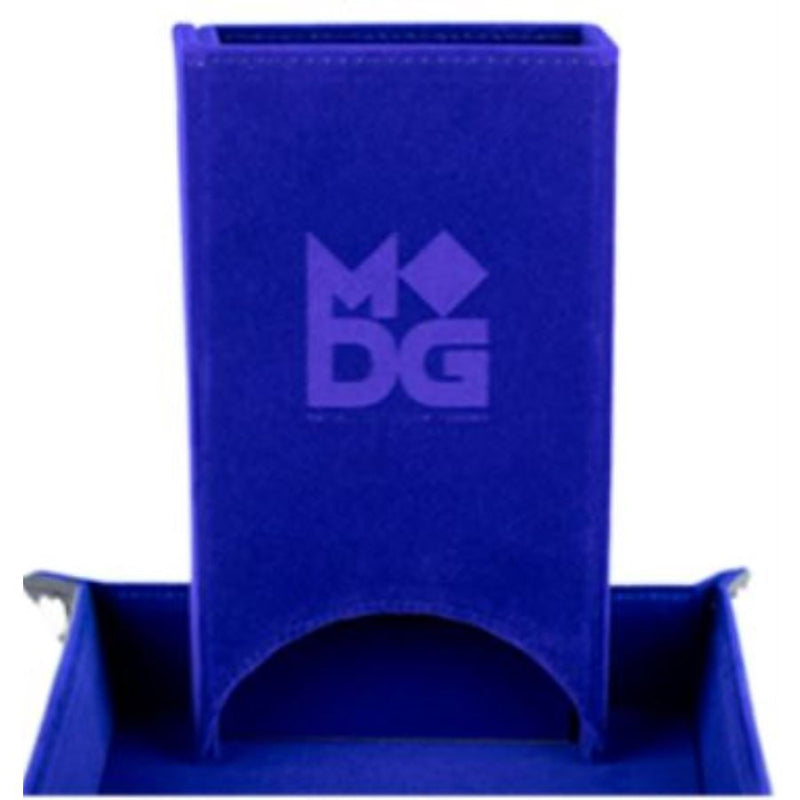 MDG: Fold Up Dice Tower - Blue Velvet