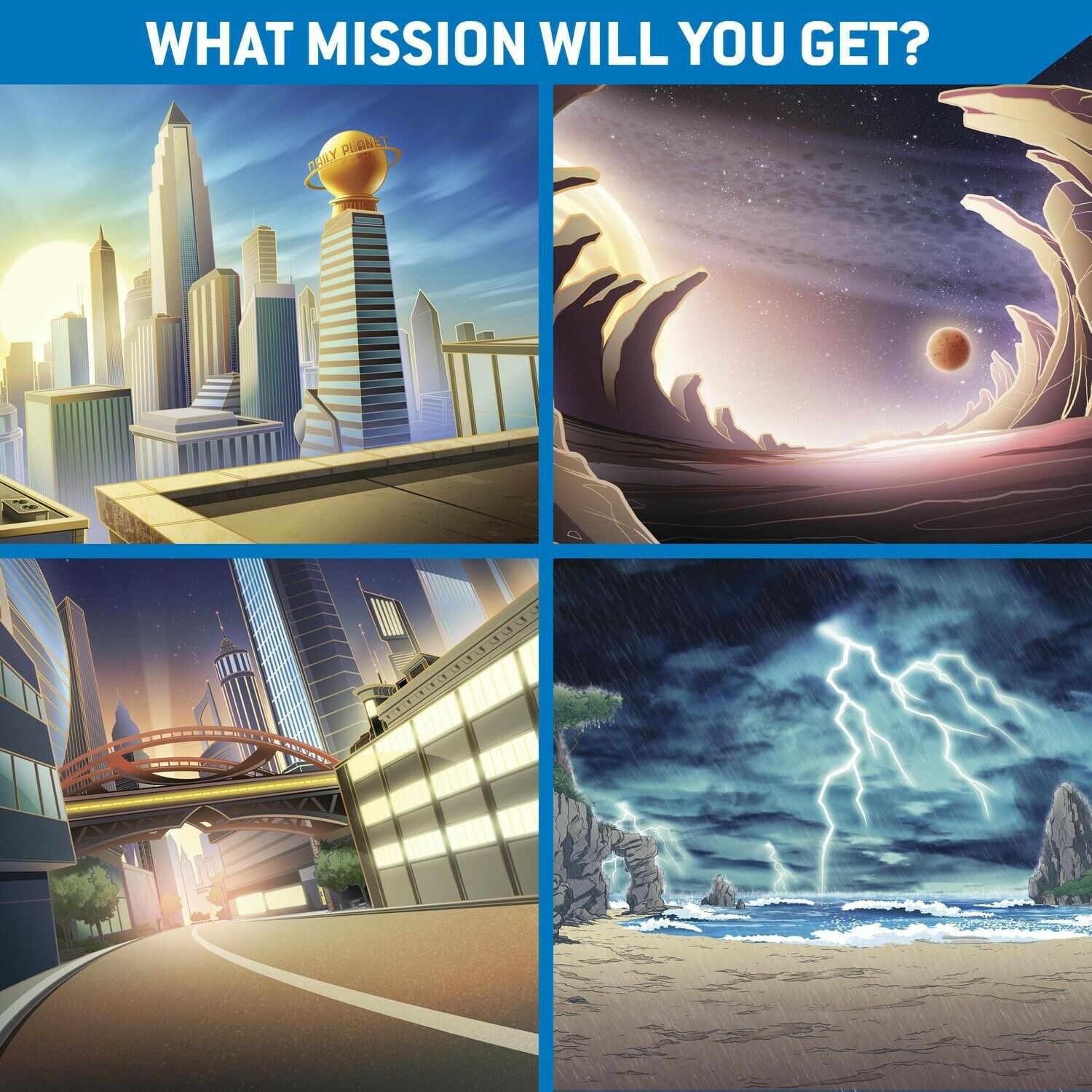 Superman: 4-Inch Action Figure with 3 Mystery Accessories